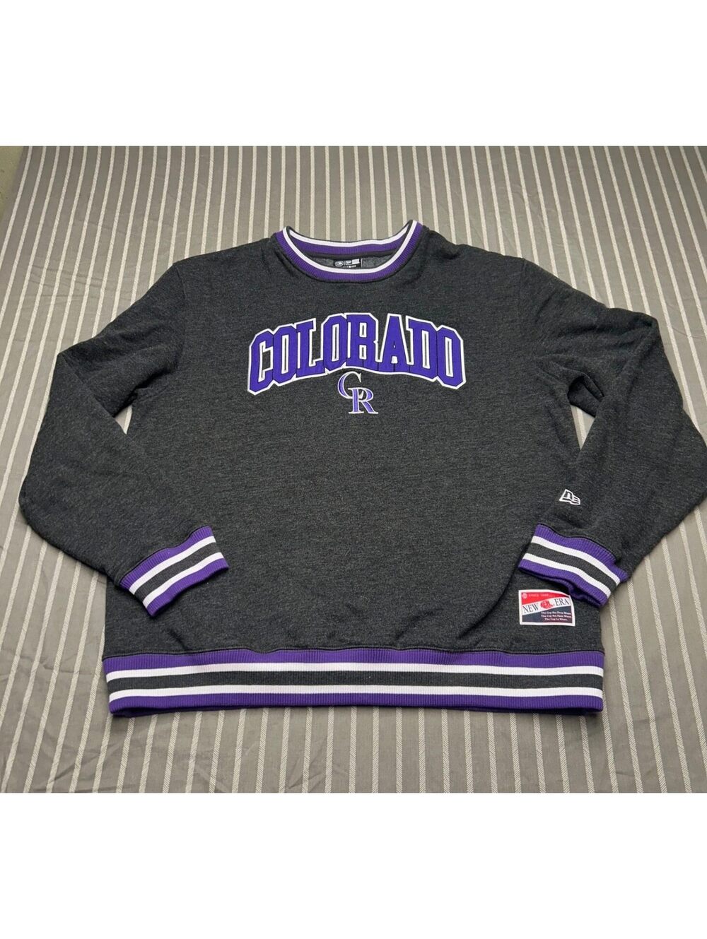 New Era Colorado Rockies MLB crewneck sweatshirt Men's XL